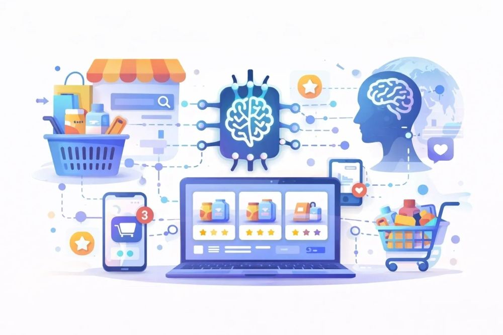 AI integrated with online shopping platforms and devices